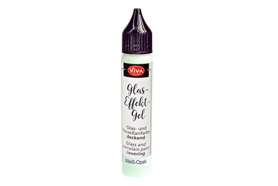 Image of Glas-Effekt-Gel 28 ml - Weiß-Opak bei JUMBO