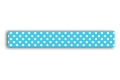 Image of Masking Tape 10M - Blau mit weissen Punk bei JUMBO