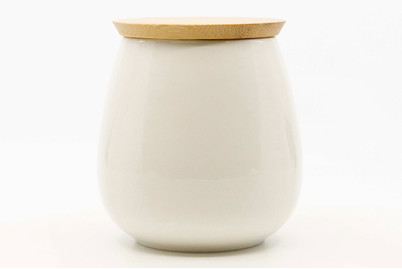 Image of Storage Vase 11x9cm weiss bei JUMBO