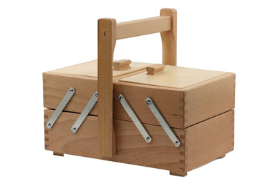 Image of Nähkorb Holz S, natur, 24x14x12cm bei JUMBO