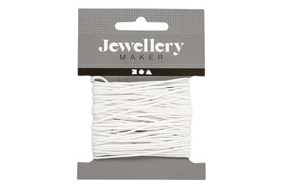 Image of Macramé-Kordel, Stärke: 1 mm, Weiß, 10m bei JUMBO