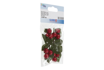 Image of Deco-Beeren, rot 12 mm bei JUMBO