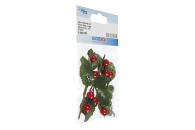 Image of Deco-Beeren, rot, 9 mm bei JUMBO