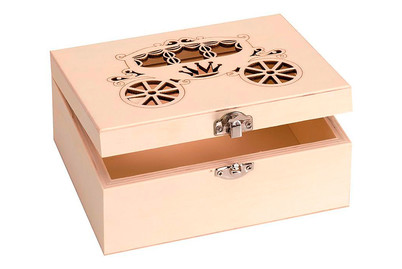 Image of Box rechteckig Holz 17 x 12 x 8 cm bei JUMBO