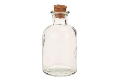 Image of Glasflasche mit Korken 140 ml 5.5 x 10 cm