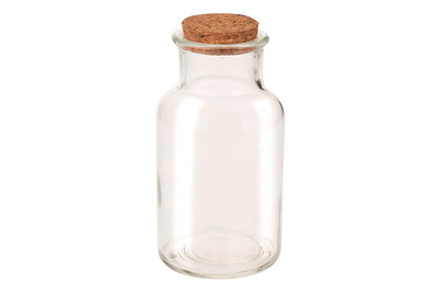 Image of Glasflasche mit Korken 260 ml 6.5 x 12.5 cm bei JUMBO