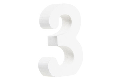 Image of Zahl 3 MDF 5.5 x 0.9 cm 1 St bei JUMBO