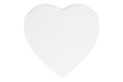 Image of Papp-Herz 15 x 15 x 3 cm weiss bei JUMBO