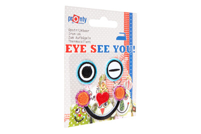 Image of EYE SEE YOU Funny Face zum Aufbügeln bei JUMBO
