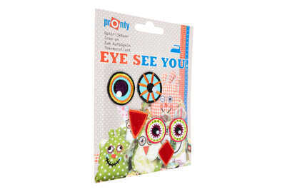 Image of EYE SEE YOU Owl eyes 1 zum Aufbügeln bei JUMBO