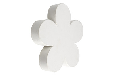 Image of Papp-Blume 19 x 19 x 3 cm weiss bei JUMBO