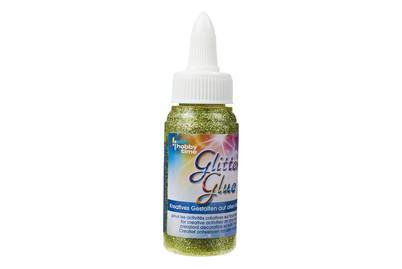 Image of Glitterglue Flasche 60 ml Dosierverschluss hellgrün bei JUMBO