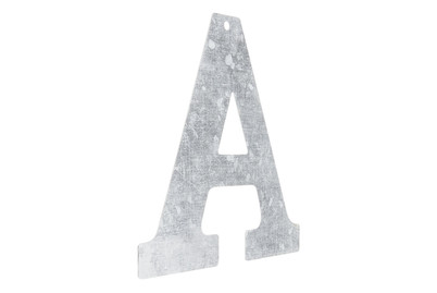 Image of Metall Buchstabe verzinkt A 12x0.1 cm bei JUMBO