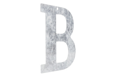 Image of Metall Buchstabe verzinkt B 12x0.1 cm