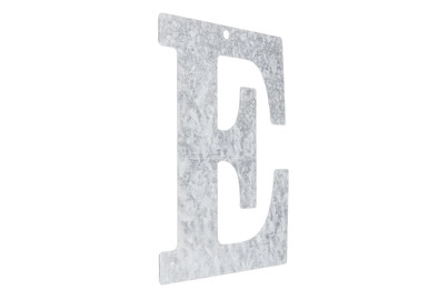 Image of Metall Buchstabe verzinkt E 12x0.1 cm bei JUMBO