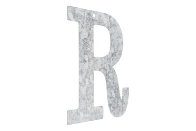 Image of Metall Buchstabe verzinkt R 12 x 0.1 cm bei JUMBO
