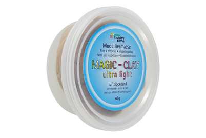 Image of Magic-Clay ultra-light 40 g lufttrocknend schokobraun bei JUMBO