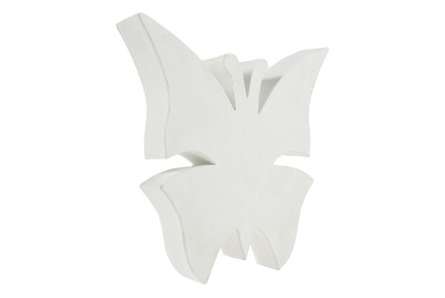 Image of Papp-Schmetterling 19 x 19 x 3 cm weiss bei JUMBO