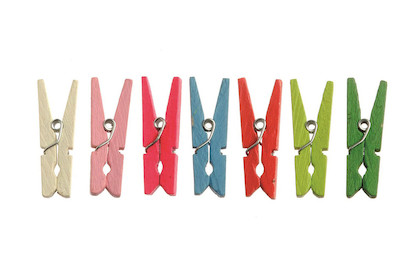 Image of Wäscheklammern Holz assortiert bei JUMBO