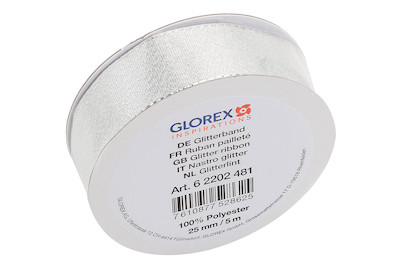 Image of Glitterband gold 25 mm 5m bei JUMBO