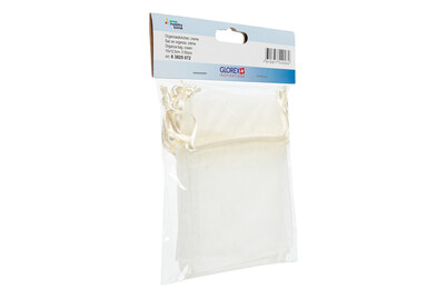 Image of Organzasäckchen 10 x 12.5 cm 5 St creme bei JUMBO