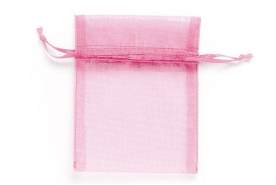 Image of Organzasäckchen 10 x 12.5 cm 5 St rosa bei JUMBO