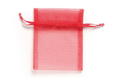 Image of Organzasäckchen 10 x 12.5 cm 5 St rot bei JUMBO