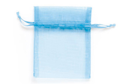 Image of Organzasäckchen 8 x 10 cm 6 St hellblau bei JUMBO