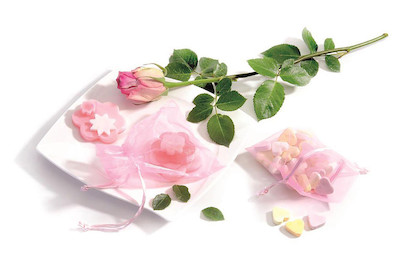 Image of Organzasäckchen 8 x 10 cm 6 St rosa bei JUMBO