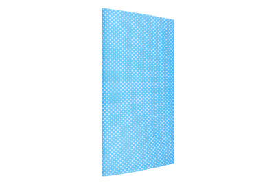 Image of Stoffzuschnitt 100x150 cm blau gepunktet bei JUMBO
