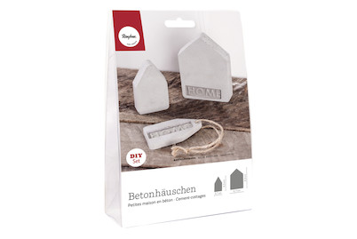 Image of BP: Betonhäuschen (2x klein/1x gross), 3,7x6,5cm+6,7x8,9cm, SB-Blisterbox 1Set bei JUMBO
