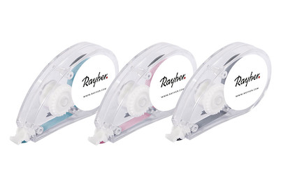 Image of Korrekturroller farbig, 6x0,006m, hellgrau,mint,rosa, Set 3Stück bei JUMBO