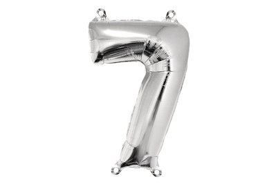 Image of Folienballon Zahl 7 , 96cm, SB-Btl 1Stück bei JUMBO