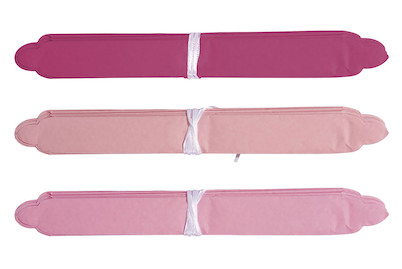 Image of Papier-Pompoms, 35cm ø, farblich sortiert, SB-Btl 3Stück, rosa-Töne bei JUMBO
