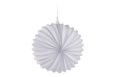 Image of Papier Lampion, 22cm ø, SB-Btl 1Stück, weiss bei JUMBO