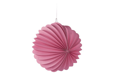Image of Papier Lampion, 22cm ø, SB-Btl 1Stück, puderrosa bei JUMBO