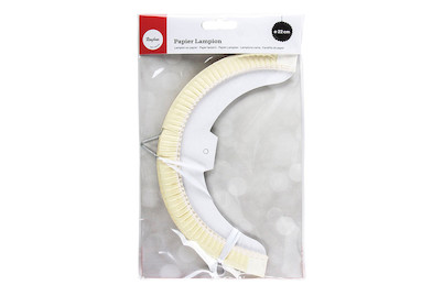 Image of Papier Lampion, 22cm ø, SB-Btl 1Stück, creme bei JUMBO