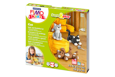 Image of Fimo kids Form&Play Cat, 4 x 42 g, SB-Box