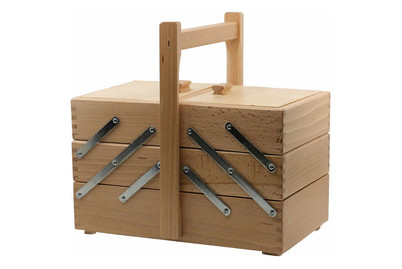 Image of Nähkorb Holz M, natur, 29x17x18cm bei JUMBO