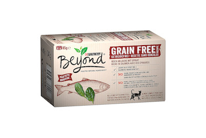 Image of Beyond Katzenfutter Pastete getreidefrei Lachs 4x85g bei JUMBO