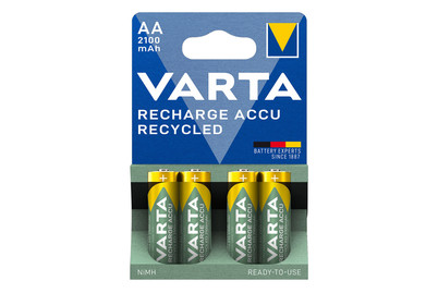 Image of Varta Accu Recycled Aa/Lr6 2100mAh 4 Stück