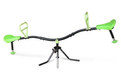 Image of Exit Spinner Karussell Spielplatz Wippe, kunststoff schwarz-grün bei JUMBO