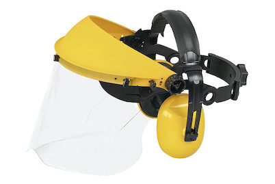 Image of Gehörschutz mit Kunststoff-Visier bei JUMBO