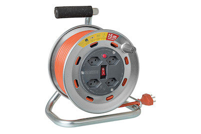 Image of Stero Loop Metall Kabelrolle Gr.00 4xT13 15m bei JUMBO