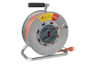 Image of Stero Loop Metall Kabelrolle Gr.1 4xT13 50m bei JUMBO