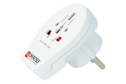 Image of Skross Adapter World 1xUSB - Europa, 3-polig, max. 16A, USB output 5V/2100mA