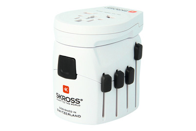 Image of Skross PRO World 1xUSB 6.3A Adapter World 3-polig, input 100-240V bei JUMBO