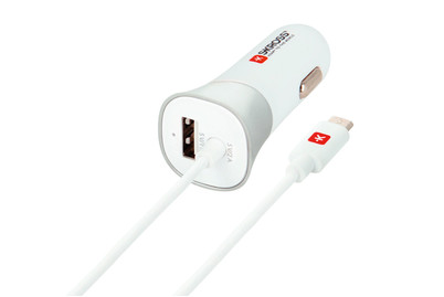 Image of Skross USB Car Charger & Lightning Connector Kabel 5V/3.4A
