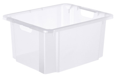 Image of Drehstapelbox Reverso 46L transparent bei JUMBO