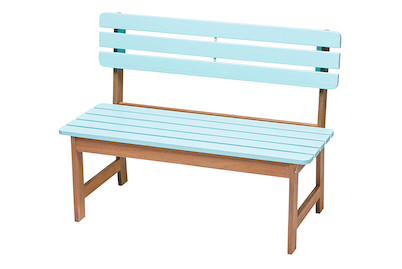 Image of Qualité & Prix Kid's World, Kinderbank Holz, Blau bei JUMBO